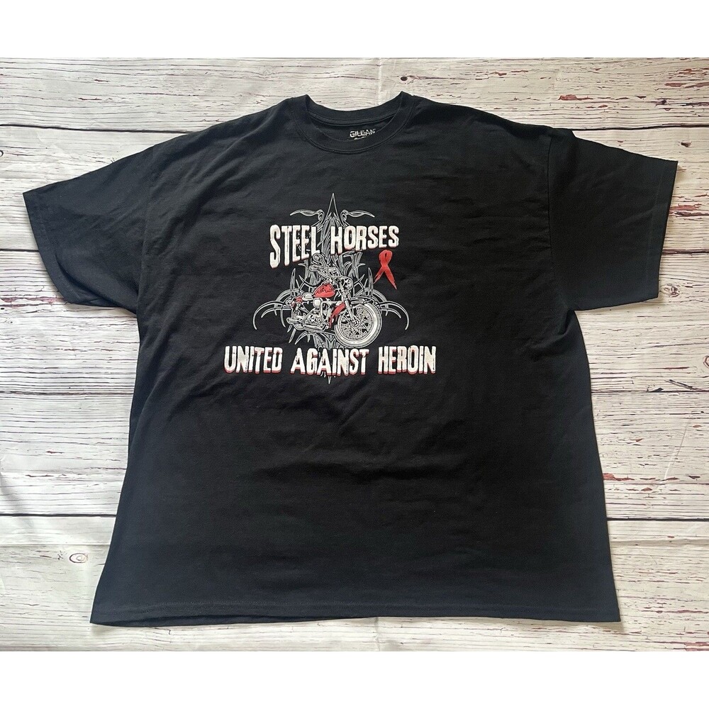 Harley Davidson T-shirt Men’s 2XL Cincinnati Motorcyles Steel Horses Heroine